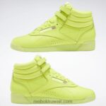 حامض شمسي أصفر / أبيض فاتح أحذية نسائية هاي حرة Reebok 0NZ0F150 - Image 9