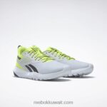 حمض الشمسية أصفر / رمادي بارد / أسود أساسي حذاء فليكساغون فورس 4 للرجال للتدريب Reebok 0NZ0F1164 - Image 3