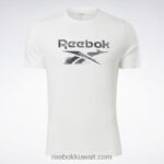 رجال أبيض الهوية الحديثة كامو تي شيرت Reebok 0NZ0F1186 - Image 6