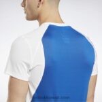 رجال أبيض تشغيل تي شيرت سبيدويك Reebok 0NZ0F1247 - Image 5