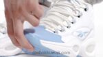 رجال أبيض ftwr / أزرق سائل / أصفر سام السؤال منتصف أحذية كرة السلة Reebok 0NZ0F1028 - Image 2
