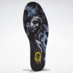 رجال أبيض ftwr / أزرق سائل / أصفر سام السؤال منتصف أحذية كرة السلة Reebok 0NZ0F1028 - Image 8
