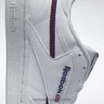 رجال أبيض ftwr / الكوبالت الكلاسيكي / بورجوندي الكلاسيكي حذاء كلوب سي 85 نباتي Reebok 0NZ0F1215 - Image 7