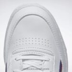 رجال أبيض ftwr / الكوبالت الكلاسيكي / بورجوندي الكلاسيكي حذاء كلوب سي 85 نباتي Reebok 0NZ0F1215 - Image 8