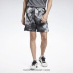 رجال أسود / أبيض شورت قوة 3.0 Reebok 0NZ0F1317