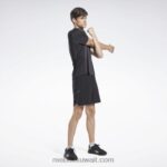 رجال أسود أداء معتمد للسرعة + شورت Reebok 0NZ0F1321 - Image 2