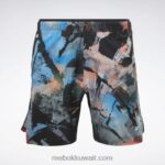 رجال أسود / أزرق متجه شورت قوة 3.0 Reebok 0NZ0F1270 - Image 6