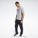 رجال أسود أساسيات التدريب سروال محبوك غير مُبطن Reebok 0NZ0F1065 - Image 3