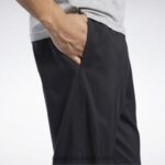 رجال أسود أساسيات التدريب سروال محبوك غير مُبطن Reebok 0NZ0F1065 - Image 6