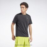 رجال أسود أكتيفشيل رياضي تي شيرت Reebok 0NZ0F1194