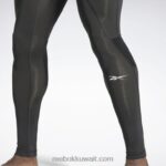 رجال أسود الليل الجوارب ضغط جاهزة تجريب Reebok 0NZ0F1187 - Image 4
