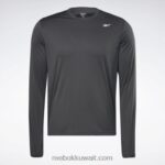 رجال أسود الليل تي شيرت تدريب بأكمام طويلة Reebok 0NZ0F1262 - Image 6