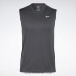 رجال أسود الليل تي شيرت تقني بدون أكمام للتدريب Reebok 0NZ0F1159 - Image 6