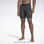رجال أسود الليل ملخصات ضغط Reebok 0NZ0F1360