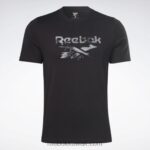 رجال أسود الهوية الحديثة كامو تي شيرت Reebok 0NZ0F1155 - Image 6