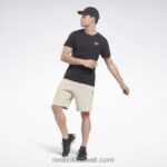 رجال أسود تي شيرت كلاسيكيات الهوية Reebok 0NZ0F1239 - Image 2