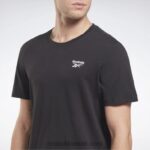 رجال أسود تي شيرت كلاسيكيات الهوية Reebok 0NZ0F1239 - Image 4