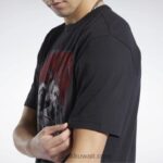 رجال أسود تيشيرت إيفرسون بأكمام قصيرة Reebok 0NZ0F1226 - Image 5