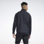 رجال أسود سترة مبطنة خفيفة لباس خارجي Reebok 0NZ0F1174 - Image 3
