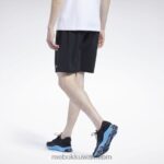 رجال أسود شورت جاهز للتمارين الرياضية Reebok 0NZ0F1077 - Image 3