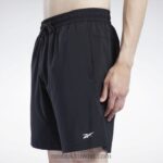 رجال أسود شورت جاهز للتمارين الرياضية Reebok 0NZ0F1077 - Image 5