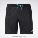 رجال أسود شورت شبكي لدوري المدينة Reebok 0NZ0F1287 - Image 9