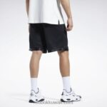 رجال أسود شورت شبكي لكرة السلة Reebok 0NZ0F1245 - Image 3