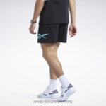 رجال أسود شورت فخور بعلامة تجارية كلاسيكية Reebok 0NZ0F1202 - Image 3