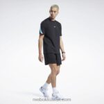 رجال أسود شورت فخور بعلامة تجارية كلاسيكية Reebok 0NZ0F1202 - Image 4