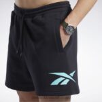 رجال أسود شورت فخور بعلامة تجارية كلاسيكية Reebok 0NZ0F1202 - Image 5