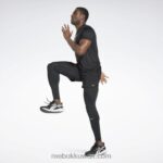 رجال أسود شورتات الركض Reebok 0NZ0F1176 - Image 2