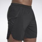 رجال أسود شورتات الركض Reebok 0NZ0F1176 - Image 4