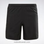 رجال أسود شورتات الركض Reebok 0NZ0F1176 - Image 6