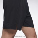 رجال أسود شورتات السرعة 2.0 Reebok 0NZ0F1296 - Image 4