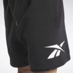 رجال أسود / طباشير شورت فخور بعلامة تجارية كلاسيكية Reebok 0NZ0F1221 - Image 5