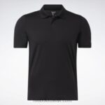 رجال أسود قميص بولو جاهز للتمارين الرياضية Reebok 0NZ0F1228 - Image 7