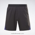 رجال أسود ليه ميلز قوة 2.0 شورت Reebok 0NZ0F1329 - Image 6