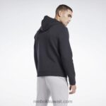 رجال أسود هودي بسحاب دريم بلند Reebok 0NZ0F1255 - Image 3
