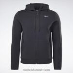 رجال أسود هودي بسحاب دريم بلند Reebok 0NZ0F1255 - Image 6