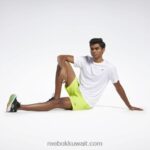 رجال أصفر حامض شورت جاهز للتمارين الرياضية Reebok 0NZ0F1157 - Image 2