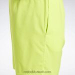 رجال أصفر حامض شورت جاهز للتمارين الرياضية Reebok 0NZ0F1157 - Image 5