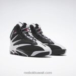 رجال الأساسية أسود / أبيض ftwr / أحمر متجه أحذية كرة السلة الانفجار Reebok 0NZ0F1339 - Image 3