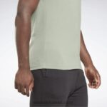 رجال الانسجام الأخضر تي شيرت بشعار الماركة Reebok 0NZ0F1204 - Image 5