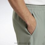 رجال الانسجام الأخضر شورت جاهز للتمارين الرياضية Reebok 0NZ0F1109 - Image 5