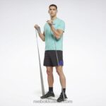 رجال البط البري شبه الكلاسيكي تي شيرت بطبعة ليز ميلز Reebok 0NZ0F1313 - Image 2
