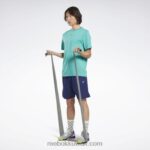 رجال البط البري شبه الكلاسيكي تي شيرت مزيج جاهز للتمارين الرياضية Reebok 0NZ0F1267 - Image 2