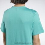 رجال البط البري شبه الكلاسيكي تي شيرت مزيج جاهز للتمارين الرياضية Reebok 0NZ0F1267 - Image 5