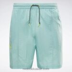 رجال البط البري شبه الكلاسيكي شورت منسوج خفيف الوزن من les mills Reebok 0NZ0F1298 - Image 6