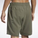 رجال الجيش الأخضر شورت جاهز للتمارين الرياضية Reebok 0NZ0F1106 - Image 5