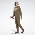 رجال الجيش الأخضر هودي بشعار الماركة كبير Reebok 0NZ0F1344 - Image 2
